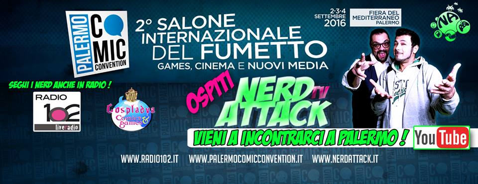 banner nerd attack palermo comic convention (2)